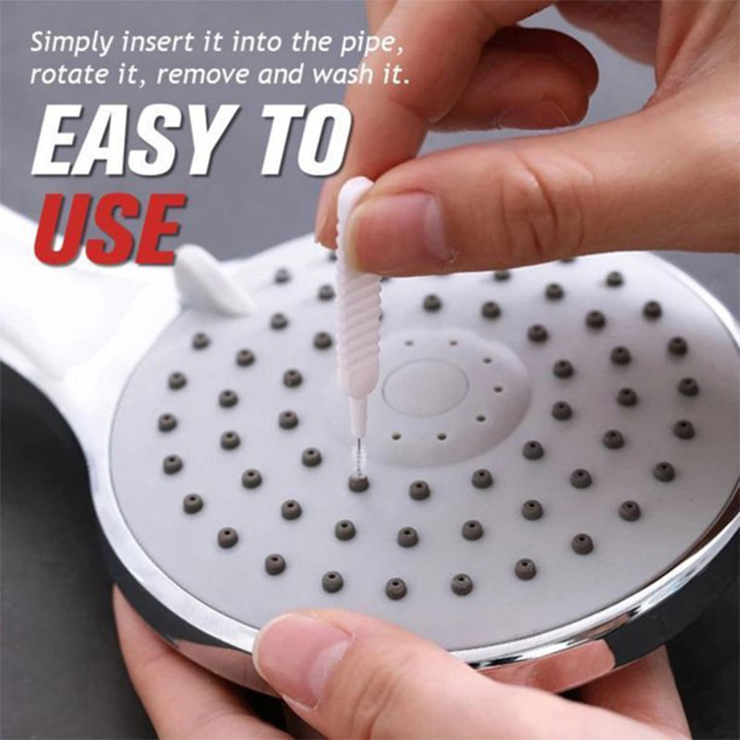 4985 10pcs Shower Nozzle Cleaning Brush, Reusable Multifunctional Shower Head Anti-Clogging Small Brush DeoDap 4985 10pcs Shower Nozzle Cleaning Brush, Reusable Multifunctional Shower Head Anti-Clogging Small Brush DeoDap